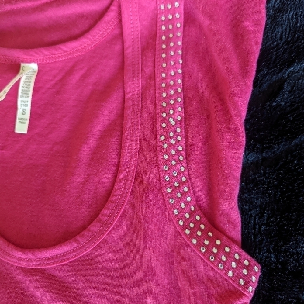Pink Bling Racerback Tank - Picture 4 of 9